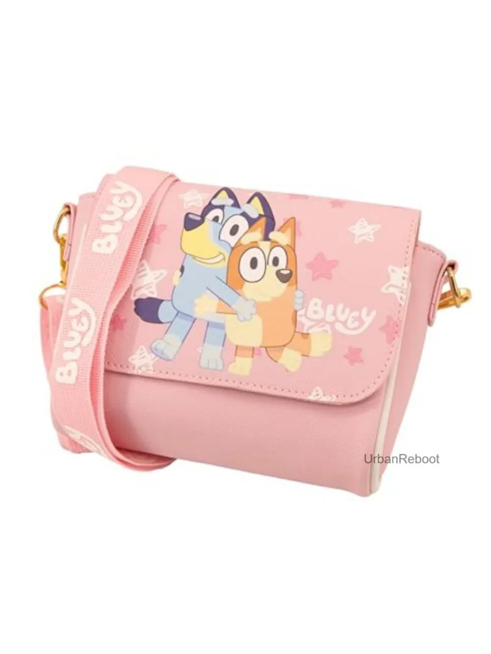 Bluey Crossbody Purse Kids Mini Handbag Adjustable Strap Magnetic Flap